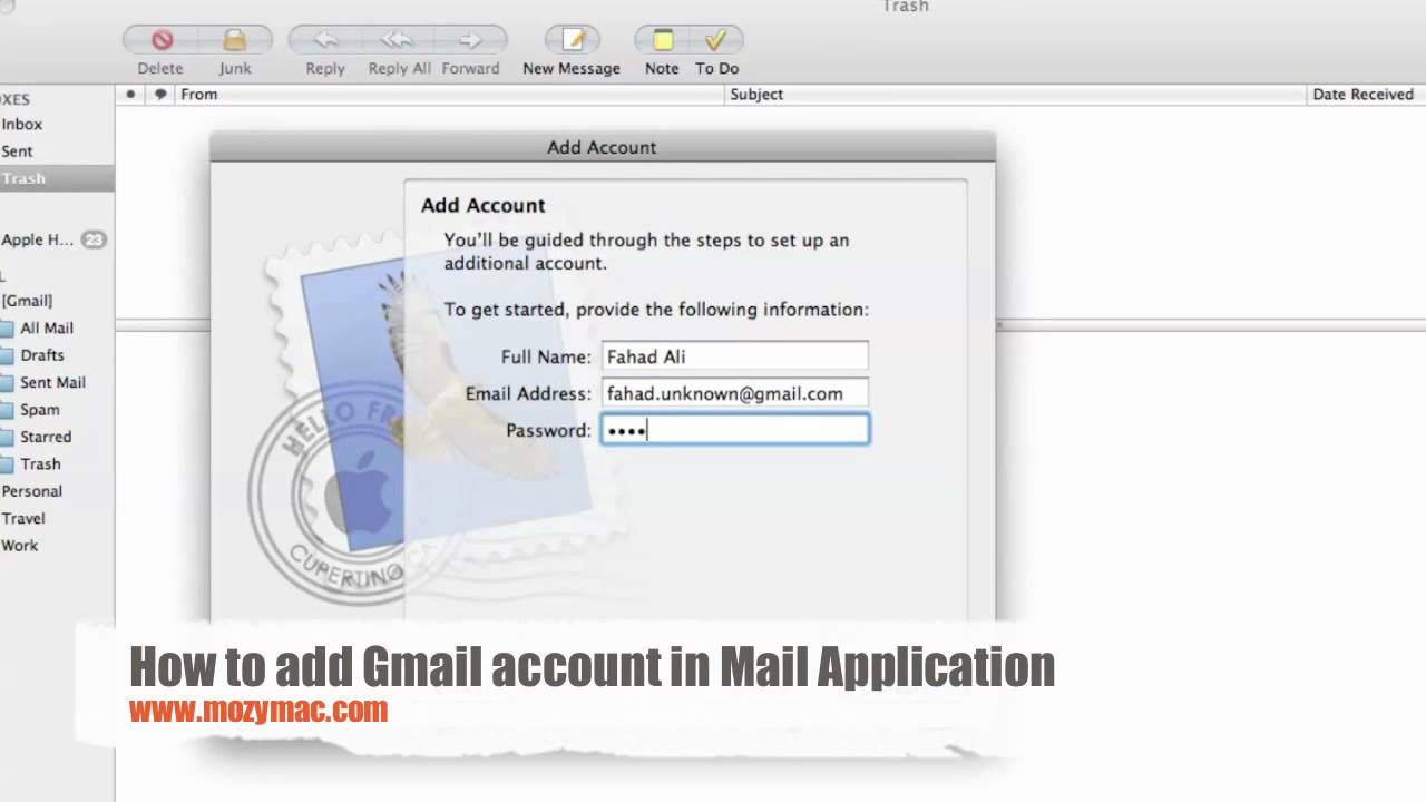 How To Add Gmail To Mail App Mac